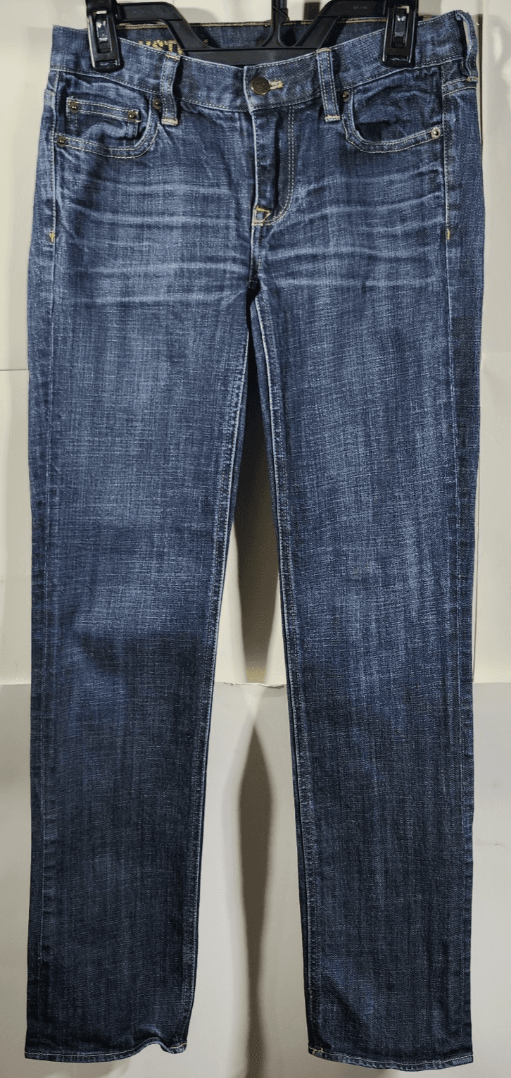 J.Crew Jeans Women's 27 Blue Matchstick Dark Wash Straight Stretch Denim