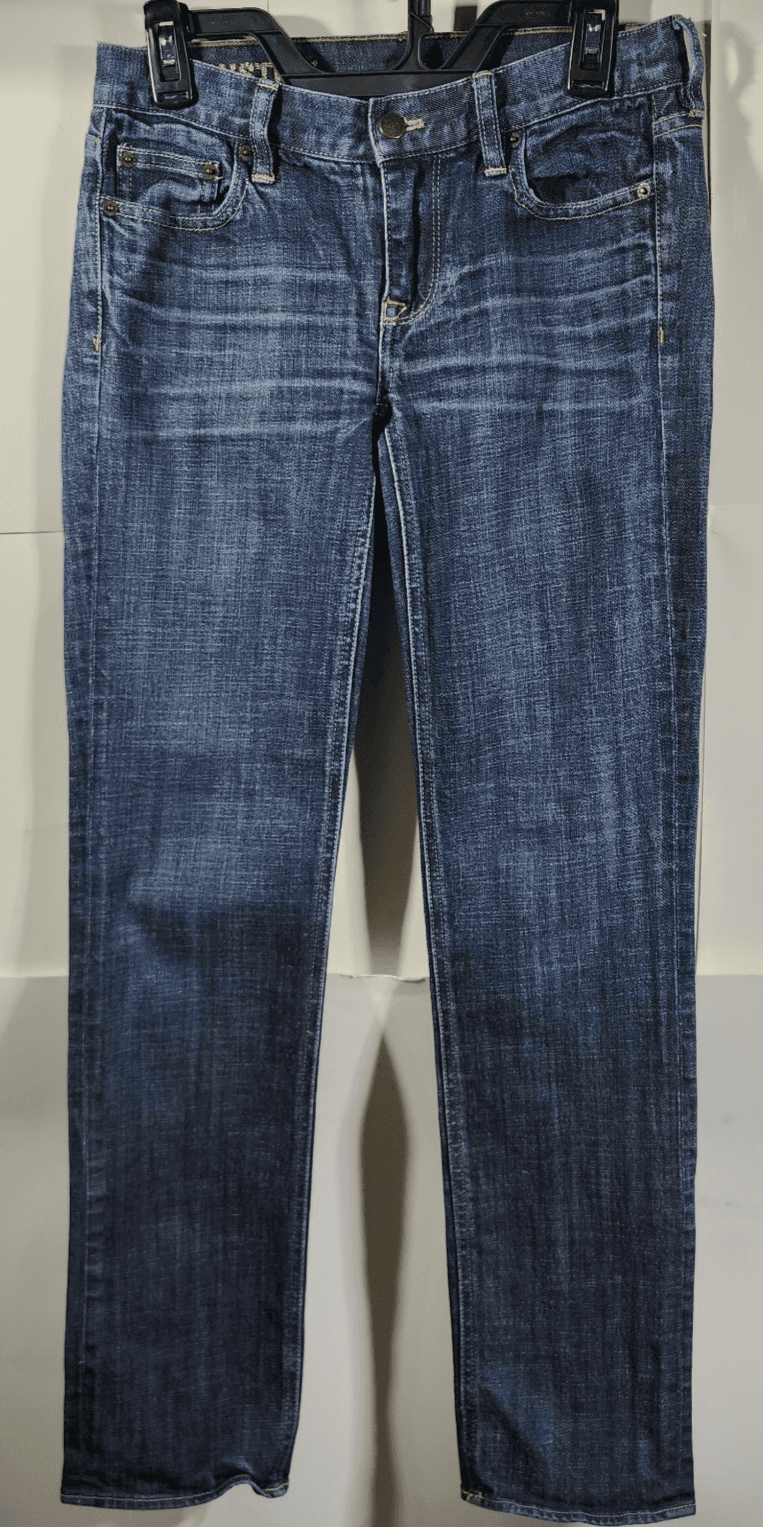 J.Crew Jeans Women's 27 Blue Matchstick Dark Wash Straight Stretch Denim - Thumbnail 5