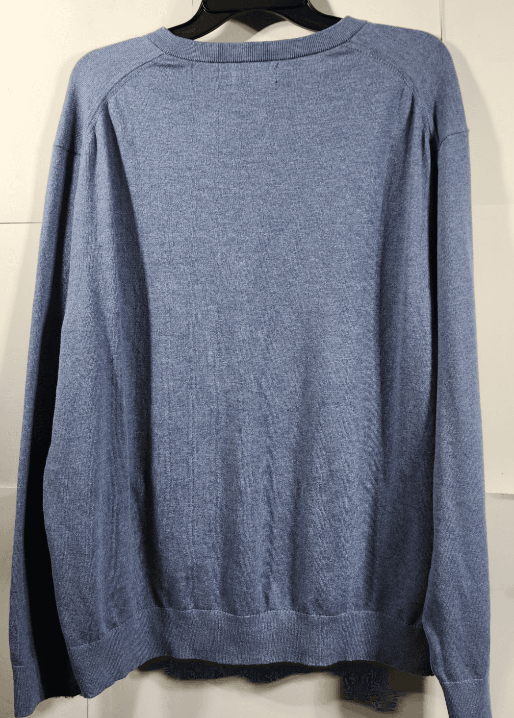 Nautica Sweater Men's XL Blue V-Neck Pullover Long Sleeve Stretch - Thumbnail 6