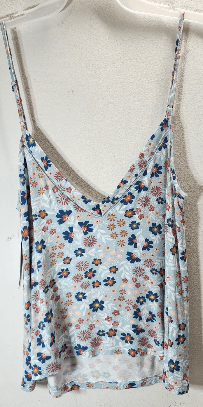 Camisole Women's Size Small Floral Design Spaghetti Straps Joyspun Shirt NEW - Thumbnail 6