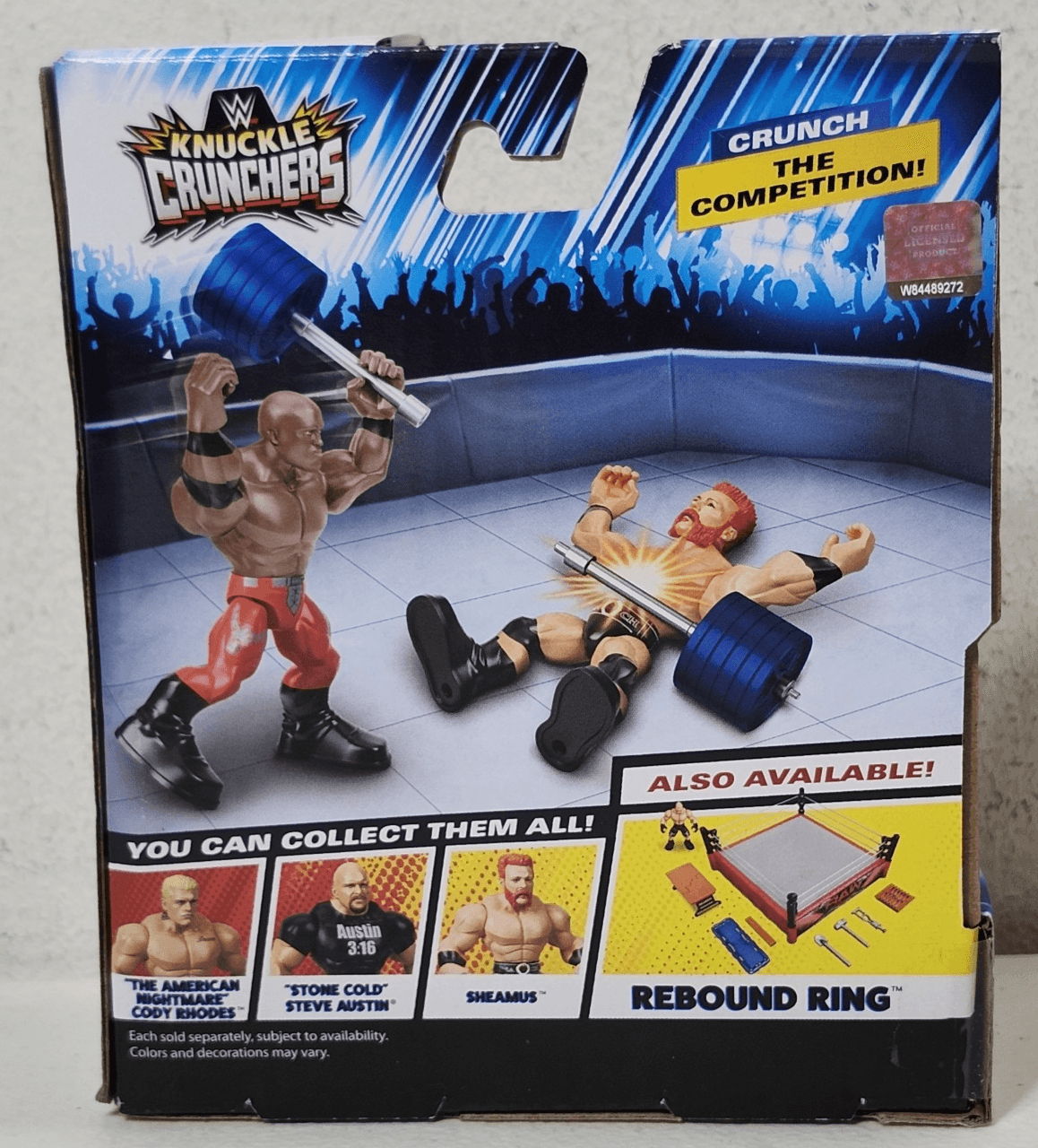 WWE Knuckle Crunchers The All Mighty Bobby Lashley Action Figure Barbells NEW - Thumbnail 7
