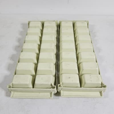 Vintage GE General Electric Ice Cube Tray Plastic Lot of 2 Stackable - Thumbnail 5