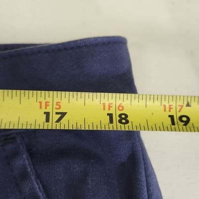 Riders By Lee Women's Straight Pants Mid Rise Blue Size 16P - Thumbnail 2