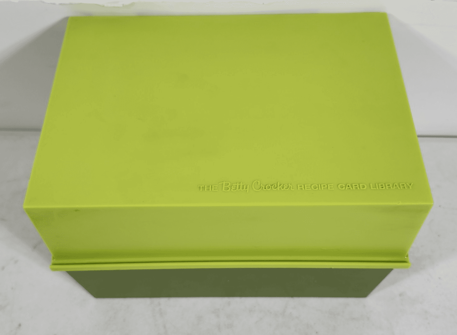 Vintage 1971 The Betty Crocker Recipe Card Library Green Box - Thumbnail 2