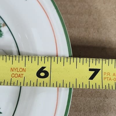 4 Sango Silent Night Tea Cup Saucer Plates 3900 Korea 6.5” - Thumbnail 4