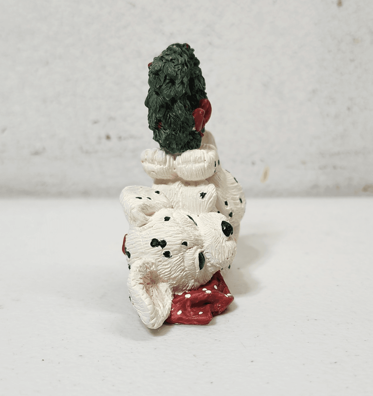 Enesco 1993 Christmas Dalmatian Dog Figure Decoration Kathy Wise - Thumbnail 3
