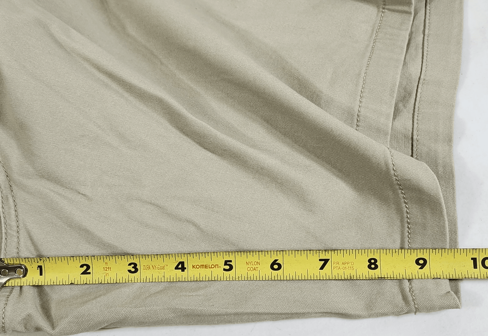 George Men's Size 46 Cargo Shorts At the Knee 10" Beige NEW - Thumbnail 3