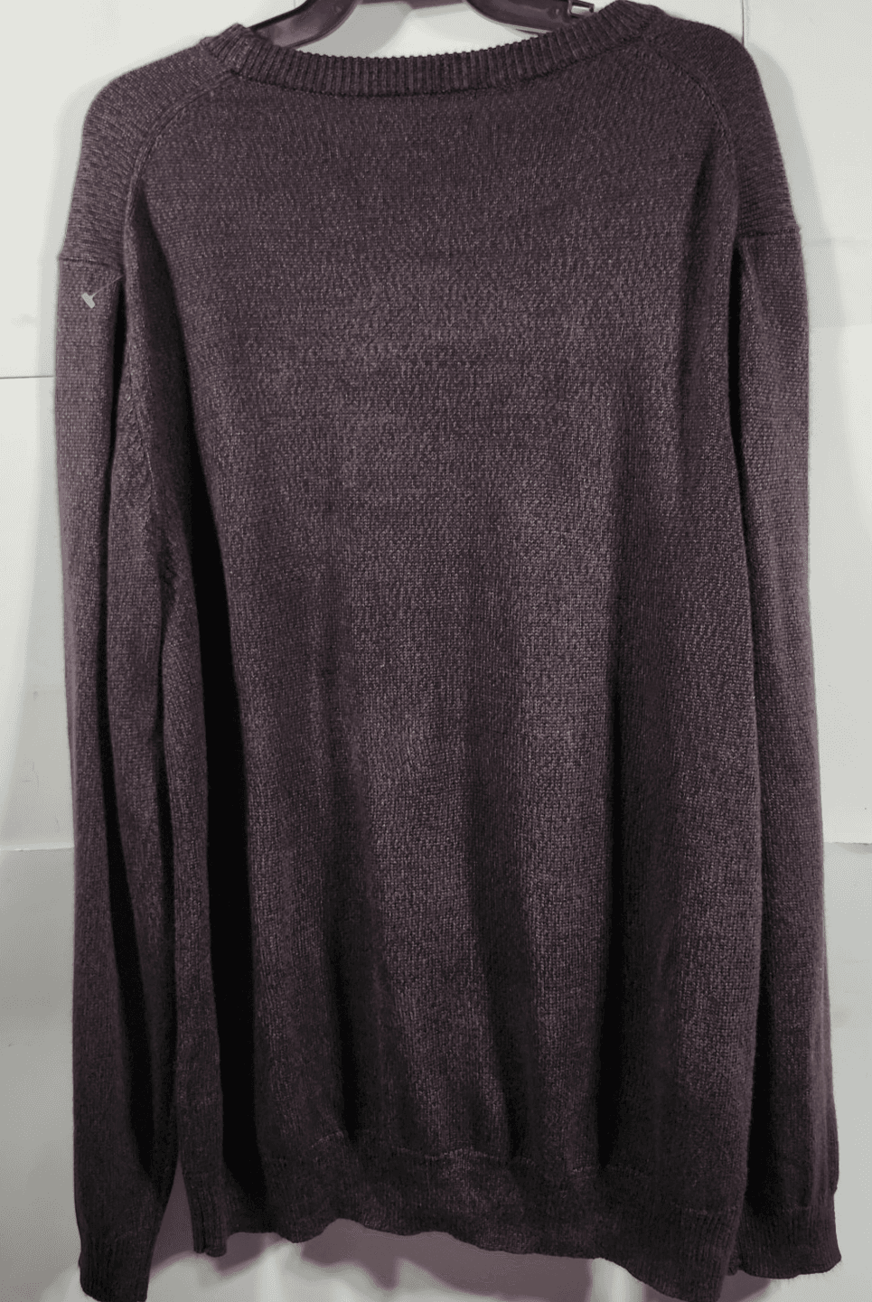 INC Sweater Men's XXL Long Sleeve Crew Neck Pullover Purple Black - Thumbnail 4