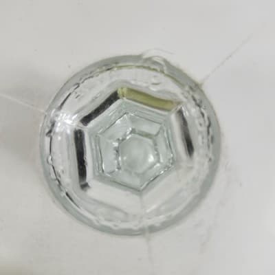 Antique Vintage Early Pressed Glass Large Goblet Chalice Vase Clear Crystal - Thumbnail 8