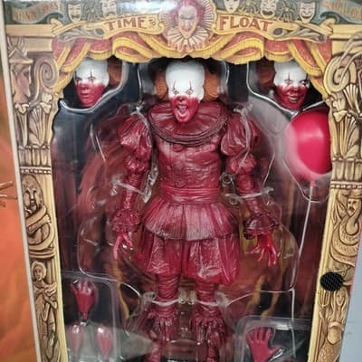 Neca IT Ultimate Blood Pennywise Welcome To Derry Figure NEW - Thumbnail 2