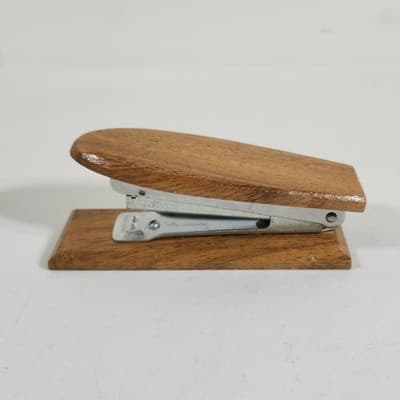 Vintage Wooden Hawaii Surfboard Shaped Stapler Lanakila 4.5" Desk Decor - Thumbnail 8