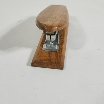 Vintage Wooden Hawaii Surfboard Shaped Stapler Lanakila 4.5" Desk Decor - Thumbnail 9