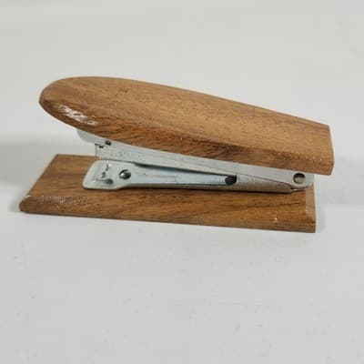 Vintage Wooden Hawaii Surfboard Shaped Stapler Lanakila 4.5" Desk Decor - Thumbnail 7