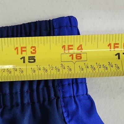 Starter Windbreaker Pants Men's M Blue Drawstring Pockets Zip Ankle - Thumbnail 2
