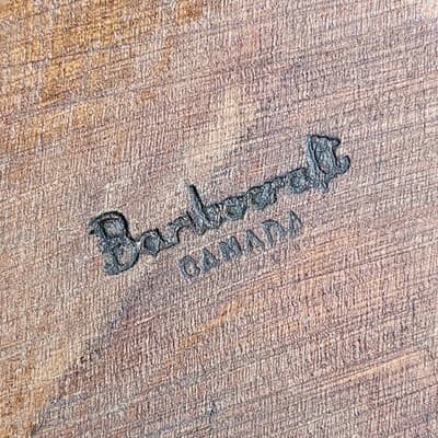 Vintage Baribocraft Wooden Salad Set 1 Bowl & 6 Salad Dishes Home Kitchen Decor - Thumbnail 7