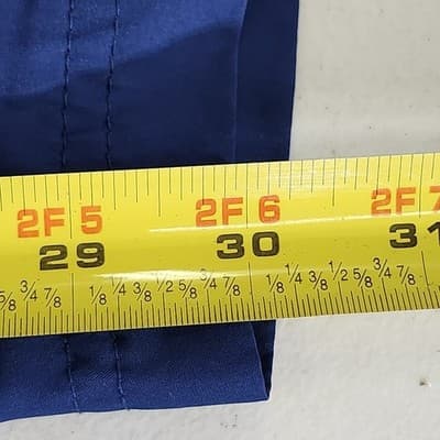 Starter Windbreaker Pants Men's M Blue Drawstring Pockets Zip Ankle - Thumbnail 3