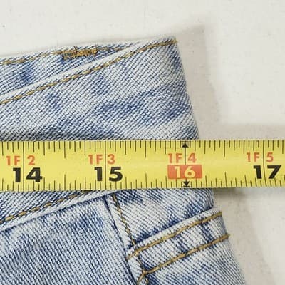 Bloomchic Womens Wide Leg Distressed Jeans Size 10 Light Blue Denim Pants NEW - Thumbnail 2