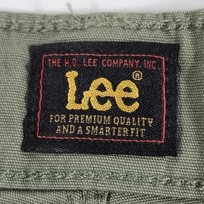 Lee Women's Size 18 High Rise Regular Fit Shorts Green NEW - Thumbnail 8