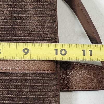 Coldwater Creek Women's City Bag Messenger Brown Crossbody Purse Handbag - Thumbnail 9