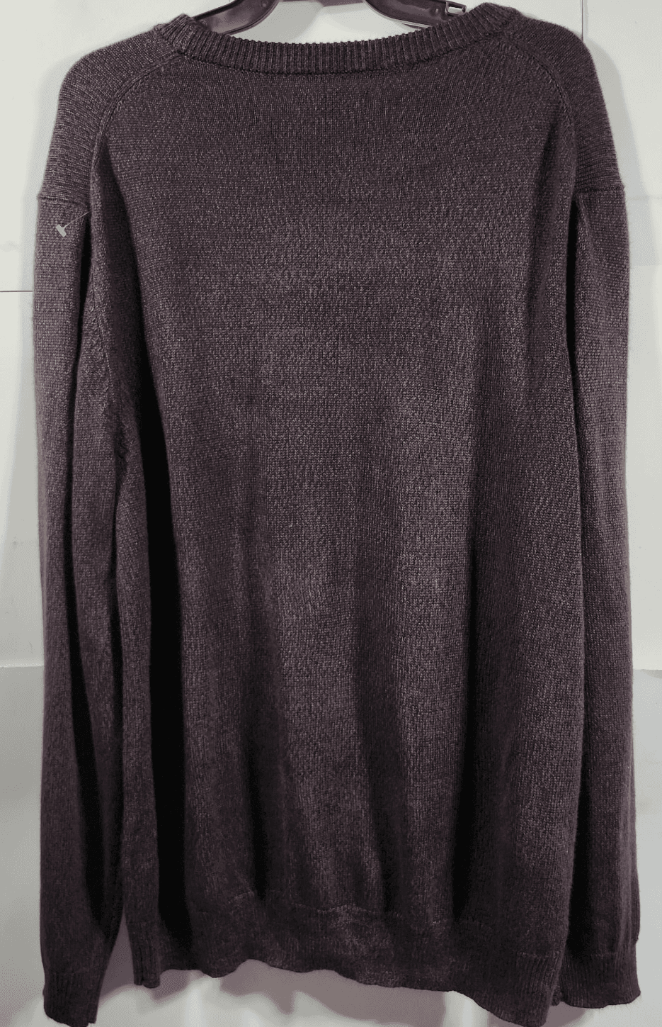 INC Sweater Men's XXL Long Sleeve Crew Neck Pullover Purple Black - Thumbnail 6