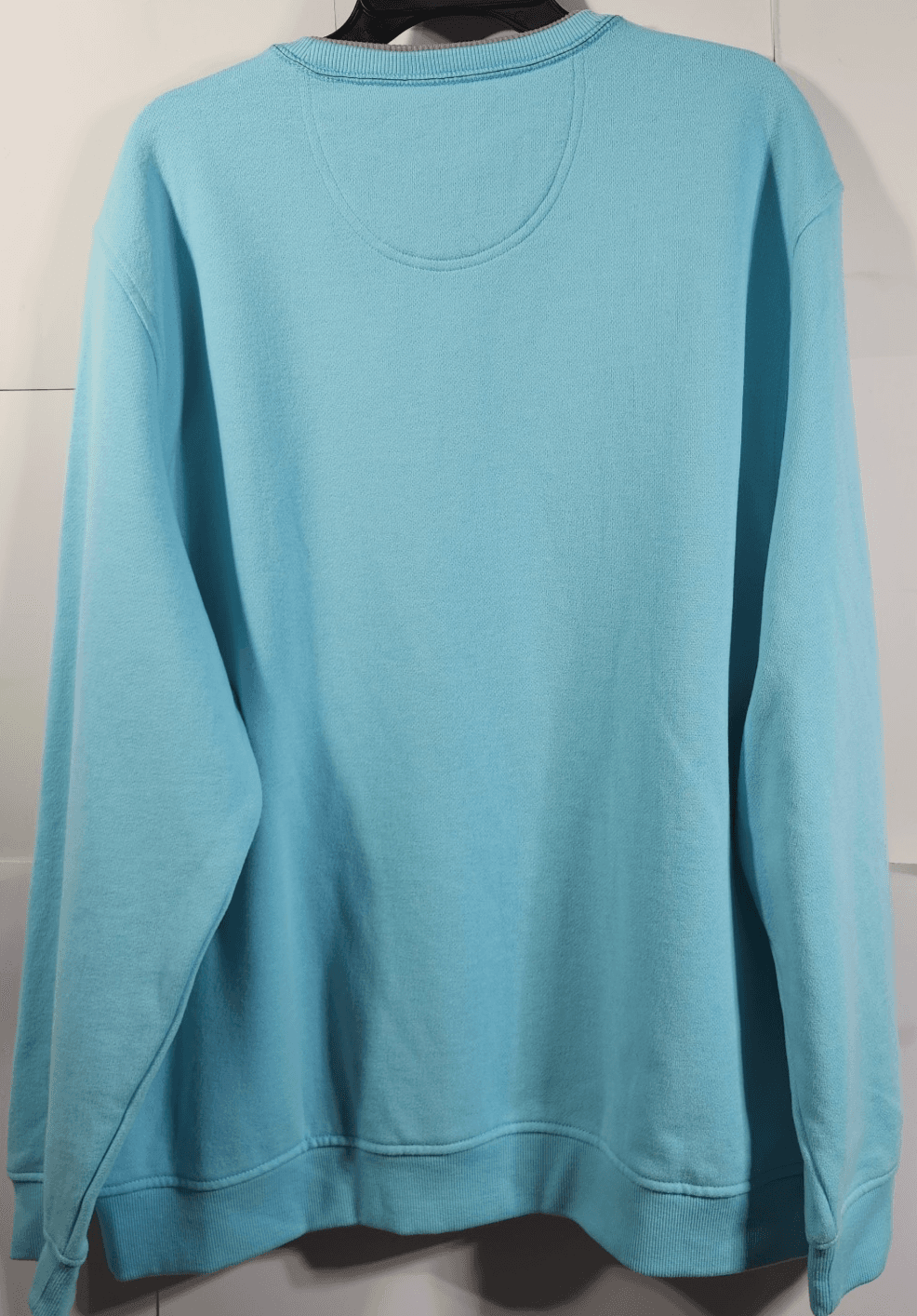 Men's Izod Saltwater XL Sweatshirt Blue Pullover Long Sleeve Stretch - Thumbnail 4