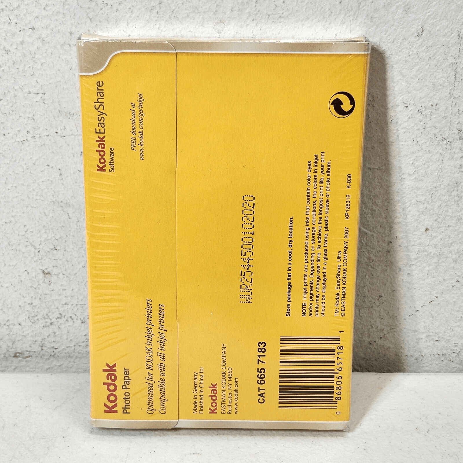 Kodak Photo Paper 60 Sheets 4x6 Gloss Printer Paper White NEW - Thumbnail 2
