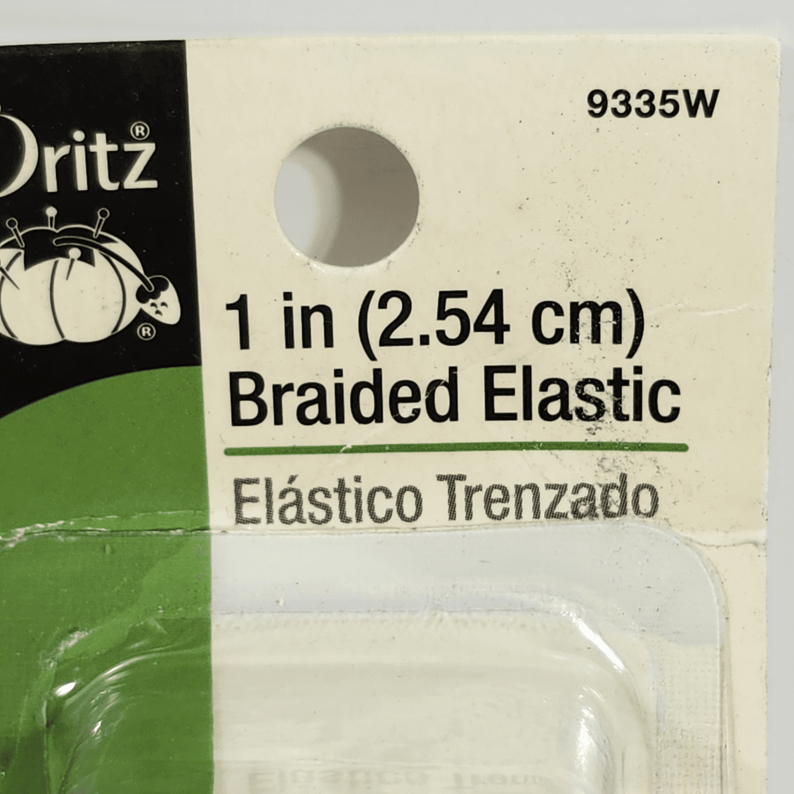 Dritz 9535W 1" Braided Elastic 1" x 4 yards White - Thumbnail 2