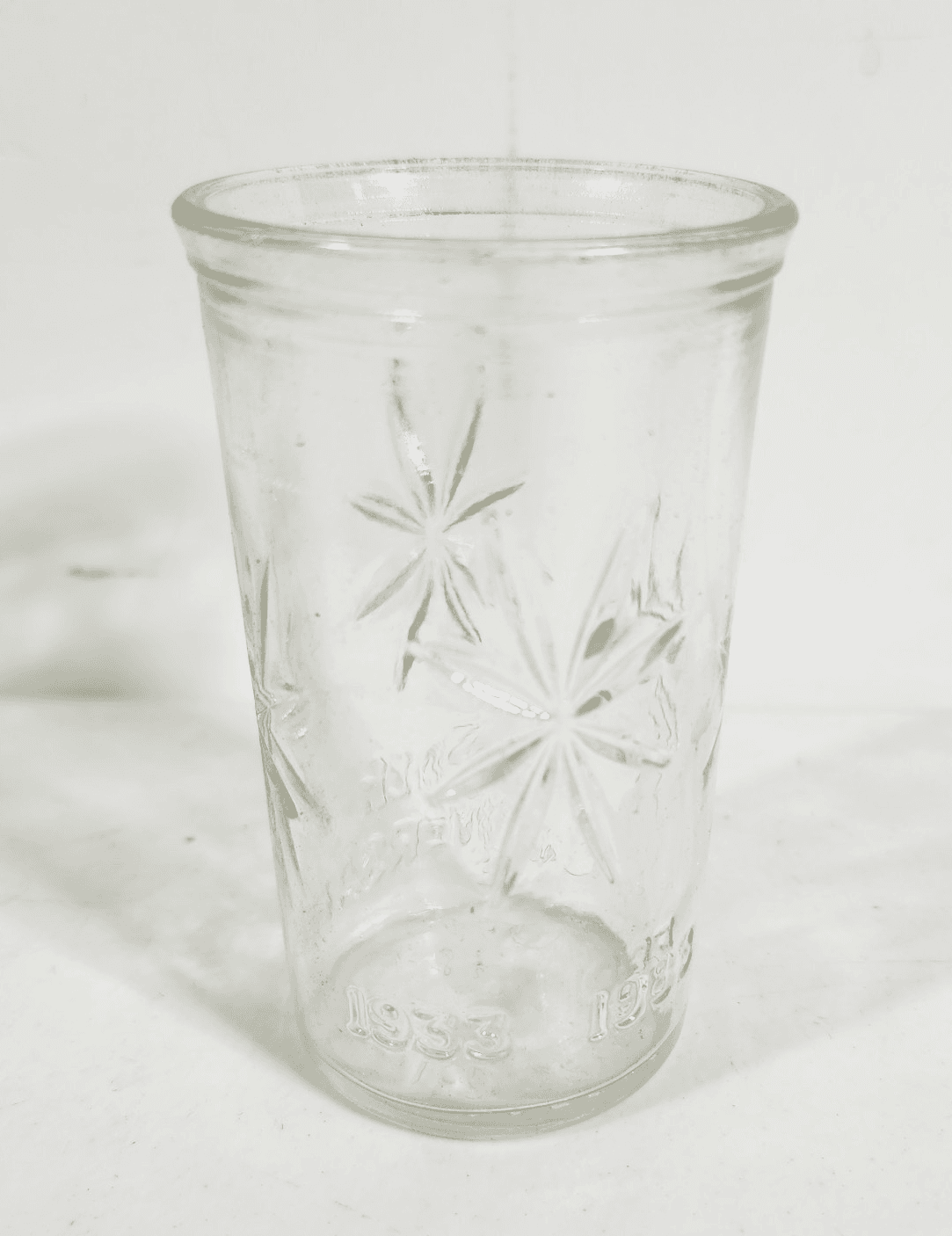 Vintage Ball 1933 - 1983 50TH Anniversary Starburst Jelly Jar Juice Glass 4”