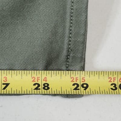 Revtown High Rise Skinny Ankle Jeans Womens Size 31 Green Denim Pants - Thumbnail 3