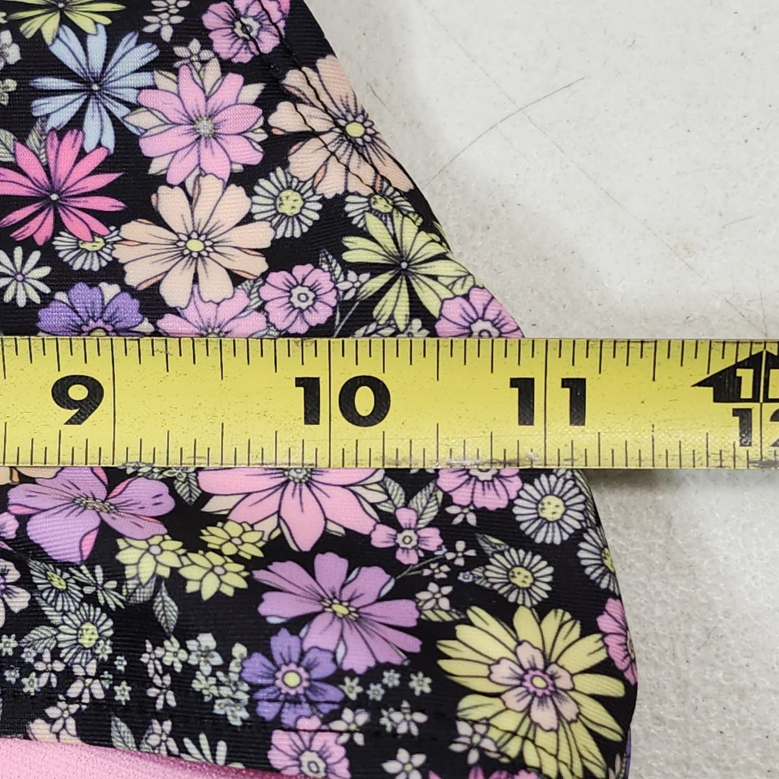 Wonder Nation Girls Large 10-12 Colorful Floral Swim Top Bikini NEW - Thumbnail 2