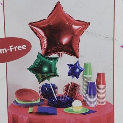 Helium Free Balloon Center Piece Decoration NEW - Thumbnail 3
