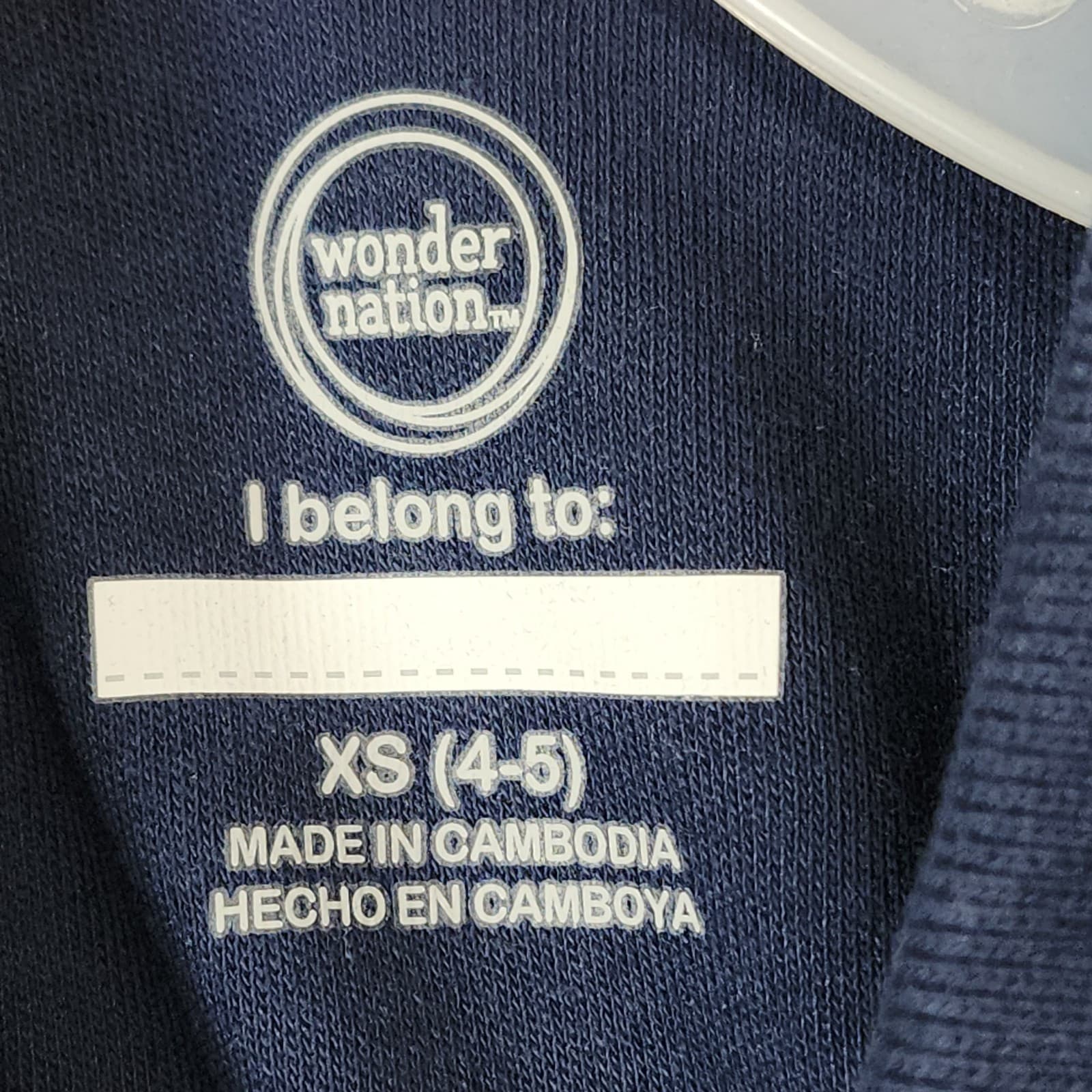 Wonder Nation Girl's Polo Shirt Size XS 4-5 Short Sleeve Blue - Thumbnail 7