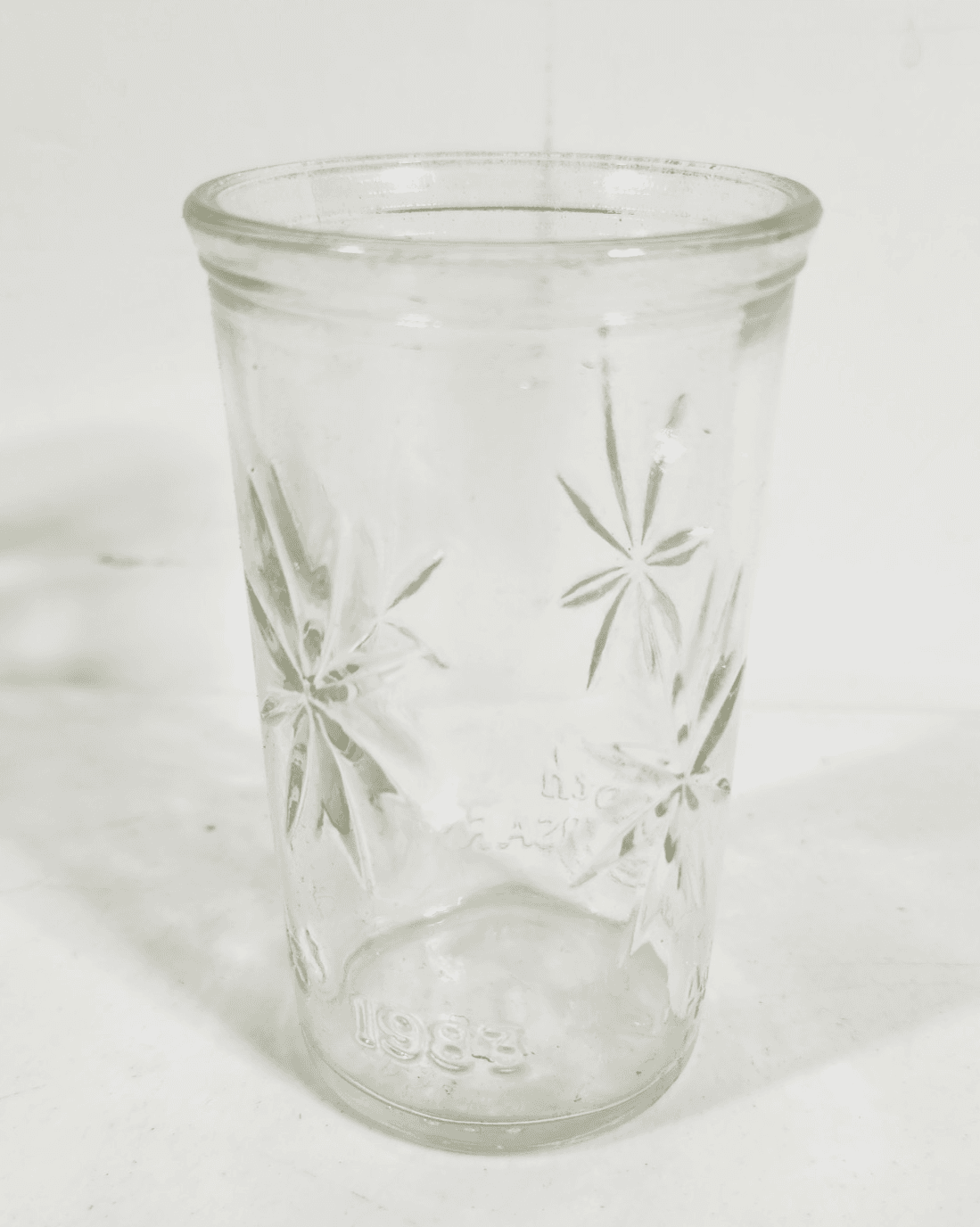 Vintage Ball 1933 - 1983 50TH Anniversary Starburst Jelly Jar Juice Glass 4” - Thumbnail 2