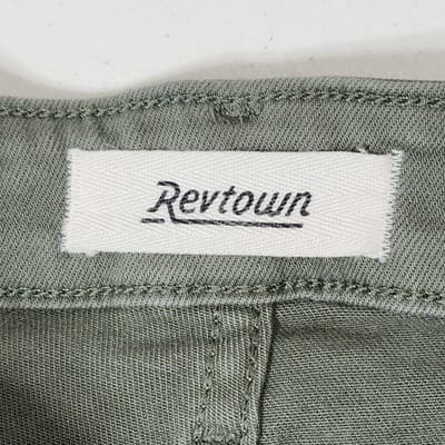 Revtown High Rise Skinny Ankle Jeans Womens Size 31 Green Denim Pants - Thumbnail 7