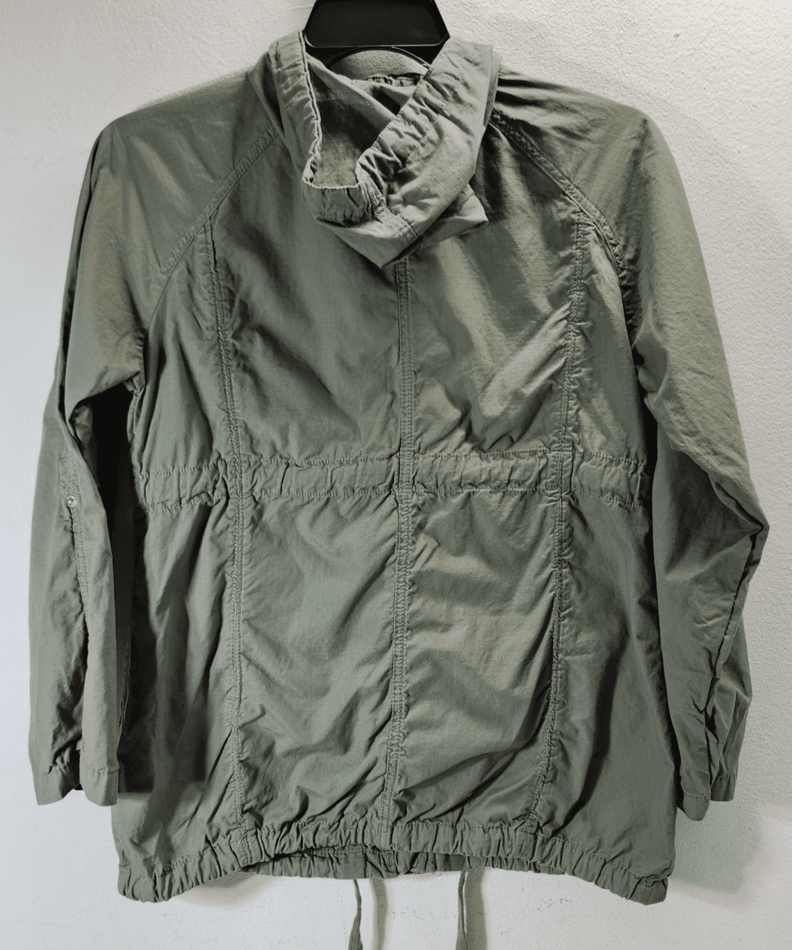 Jacket Women's Size Small Military Green Coat Vintage Basic Editions - Thumbnail 4