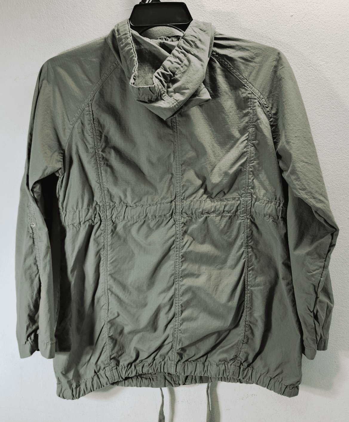 Jacket Women's Size Small Military Green Coat Vintage Basic Editions - Thumbnail 6
