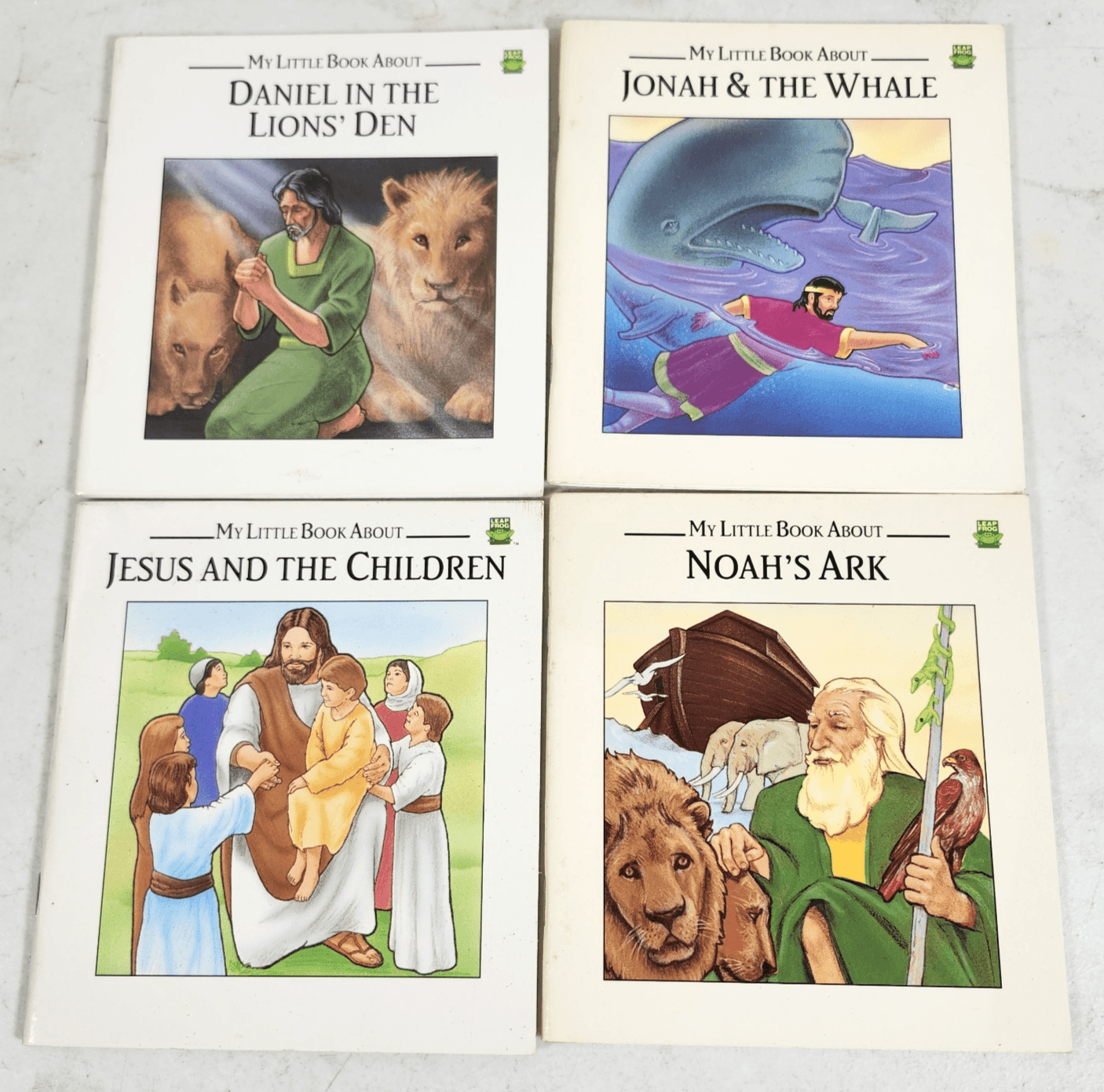 My Little Book About Series Noahs Ark Jesus & Children Daniel In Lions Den Lot