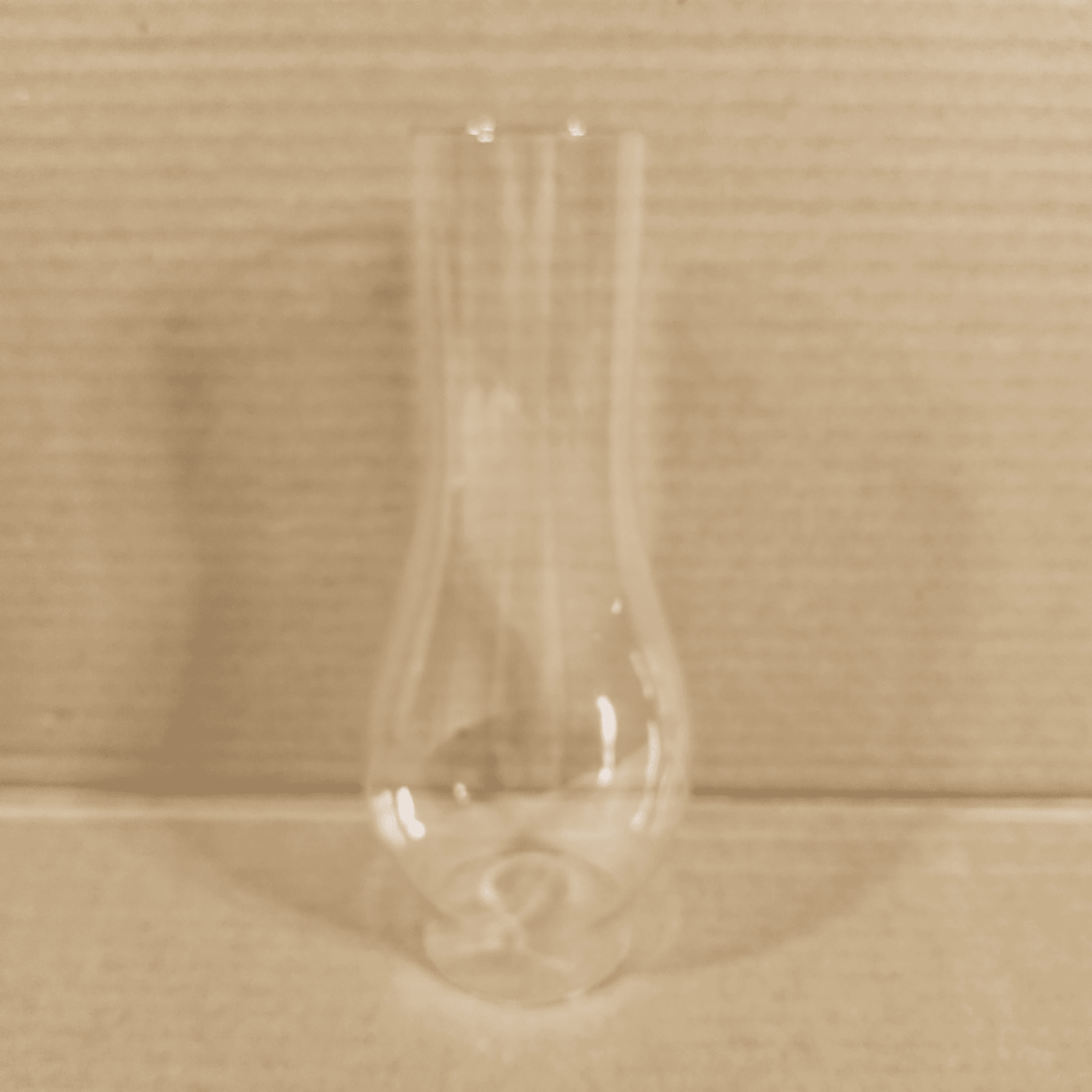 Vintage Glass Oil Hurricane Lamp Chimney Globe Shade 8.5" Fitter