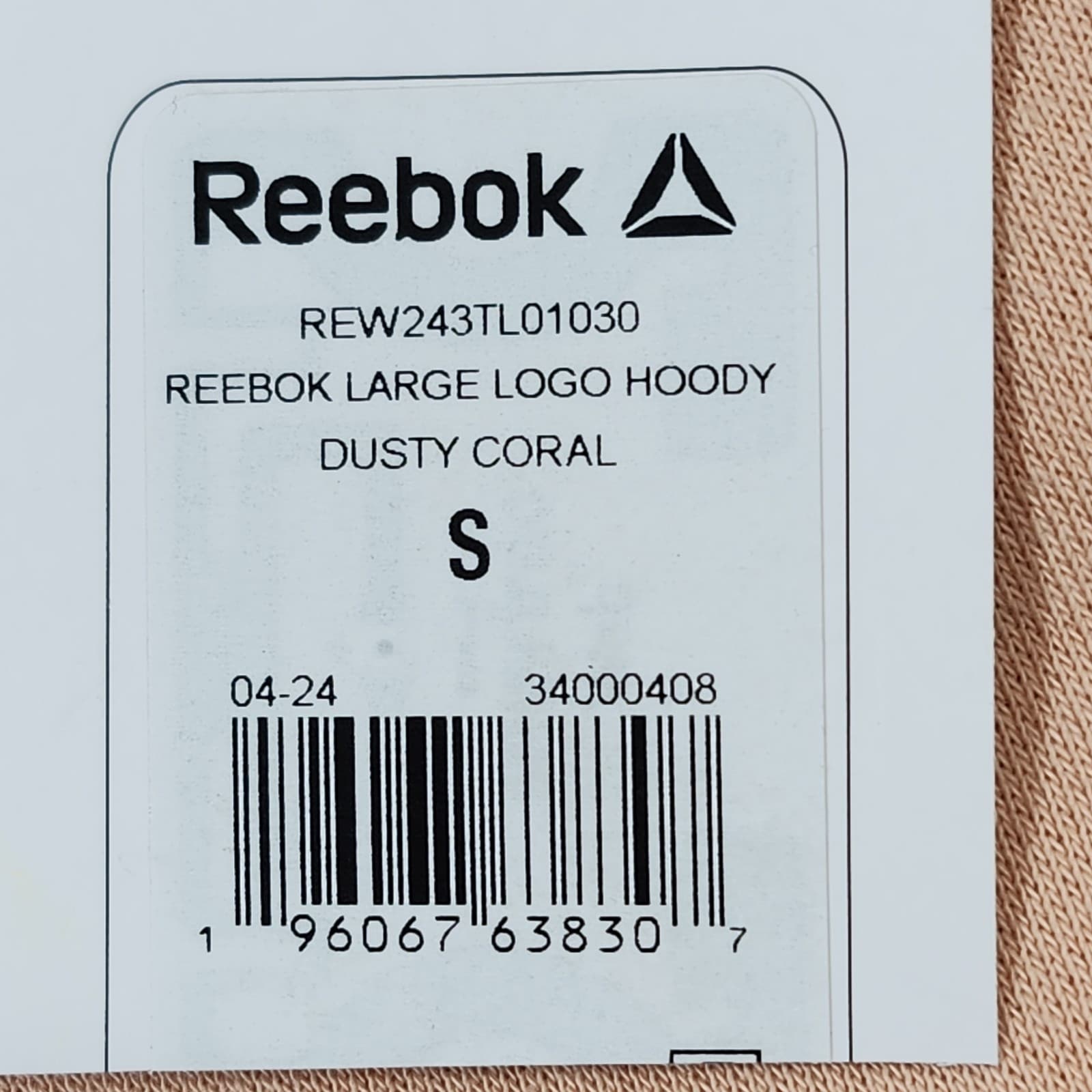 Reebok Women's Small Hoodie Orange Long Sleeve Hooded Sweatshirt NEW - Thumbnail 7
