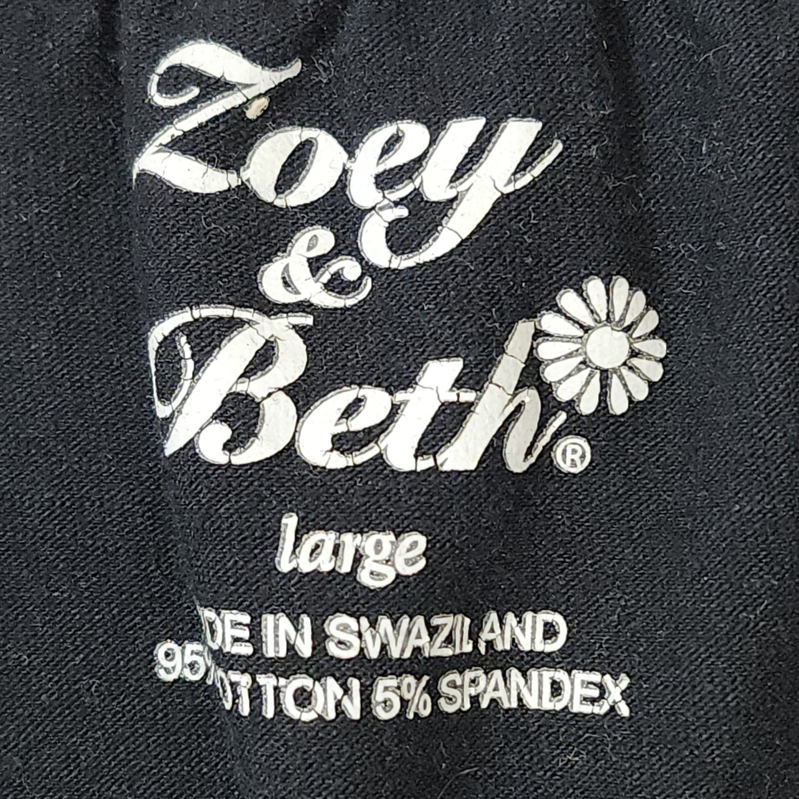Womens Size Large Black Shirt Top Blouse Sleeveless Ruffled Zoey & Beth - Thumbnail 7