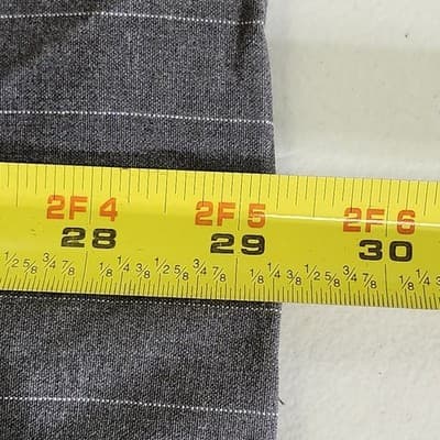 Wild Fable Blazer Women's XS Gray White Pinstripe Notch Lapel Two Button NEW - Thumbnail 3