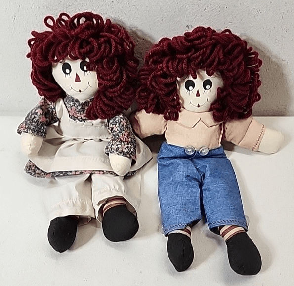 Raggedy Ann & Andy Dolls Set 10” Soft Plush - Thumbnail 10