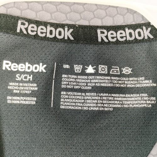Reebok Men’s T-Shirt Gray Size Small Athletic Training Workout Tee - Thumbnail 7
