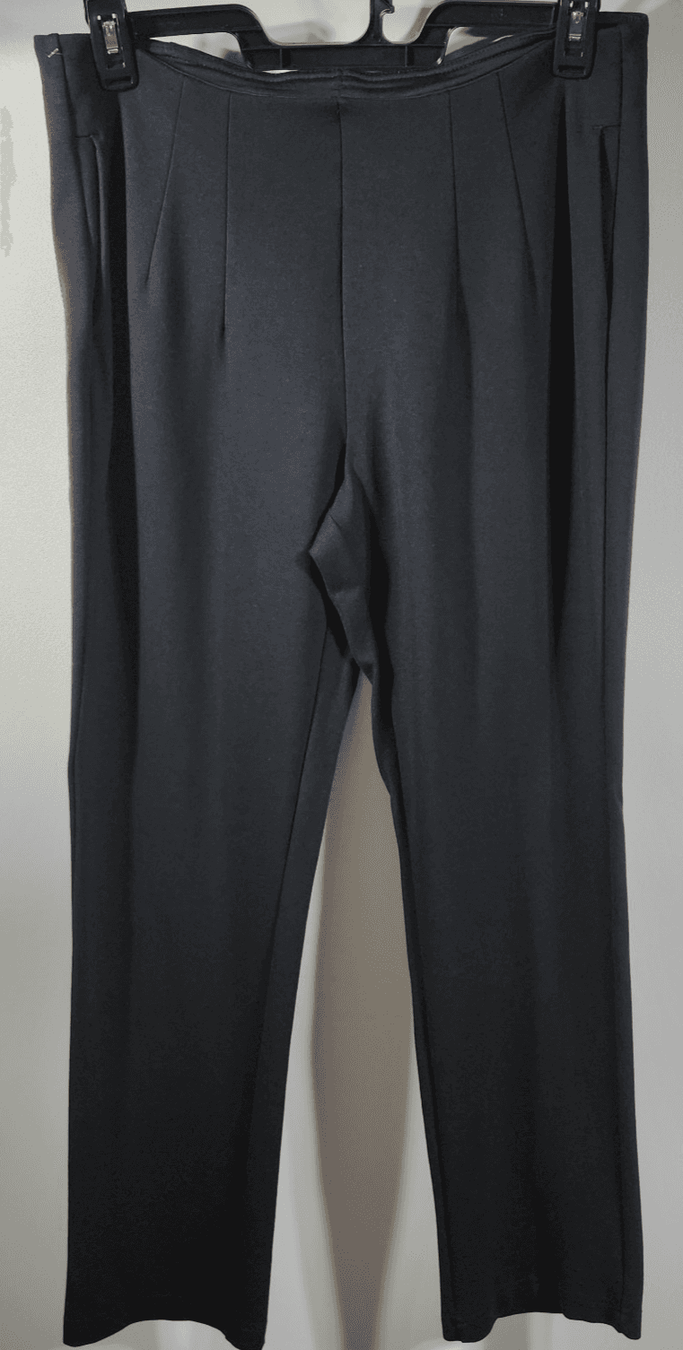 Belle by Kim Gravel Women's Pants 16P Petite Black Stretch Straight Leg - Thumbnail 5