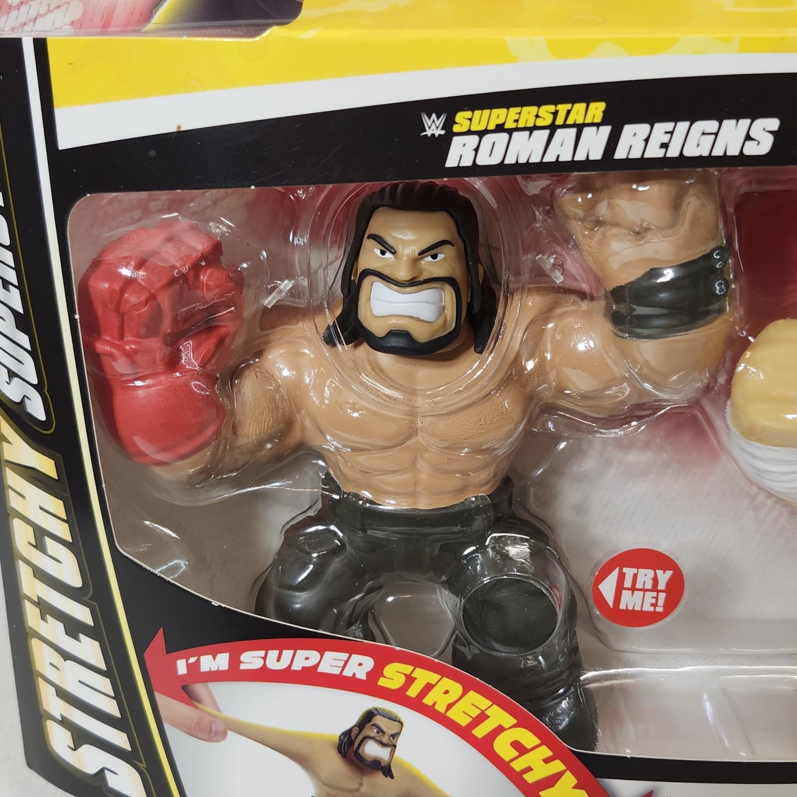 WWE Superstars Goo Jit Zu Roman Reigns vs Cody Rhodes Stretchy Figures NEW - Thumbnail 2