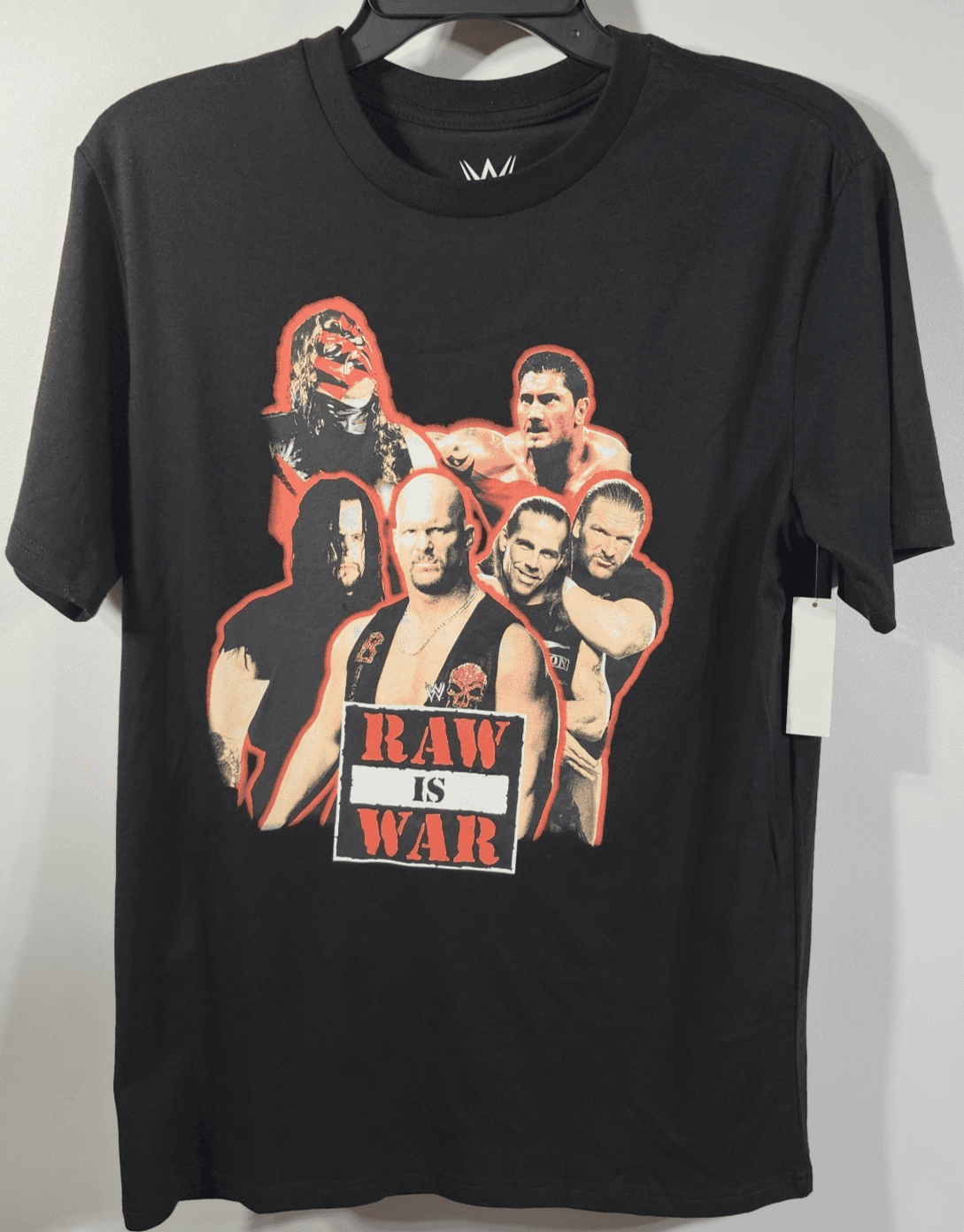 WWE Raw Is War Attitude Era T-Shirt Small Stone Cold Undertaker Triple H - Thumbnail 5