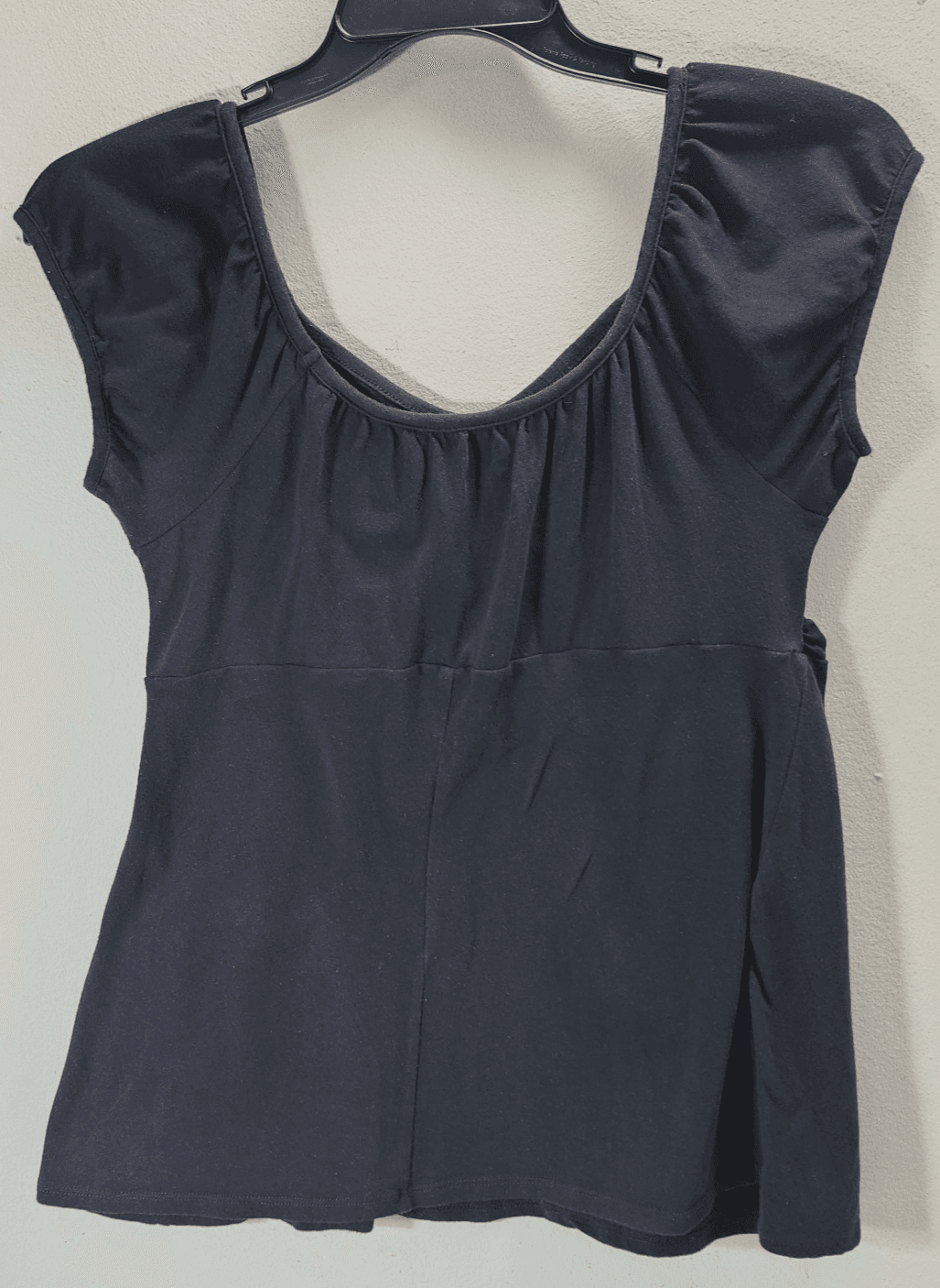 Womens Size Large Black Shirt Top Blouse Sleeveless Ruffled Zoey & Beth - Thumbnail 6