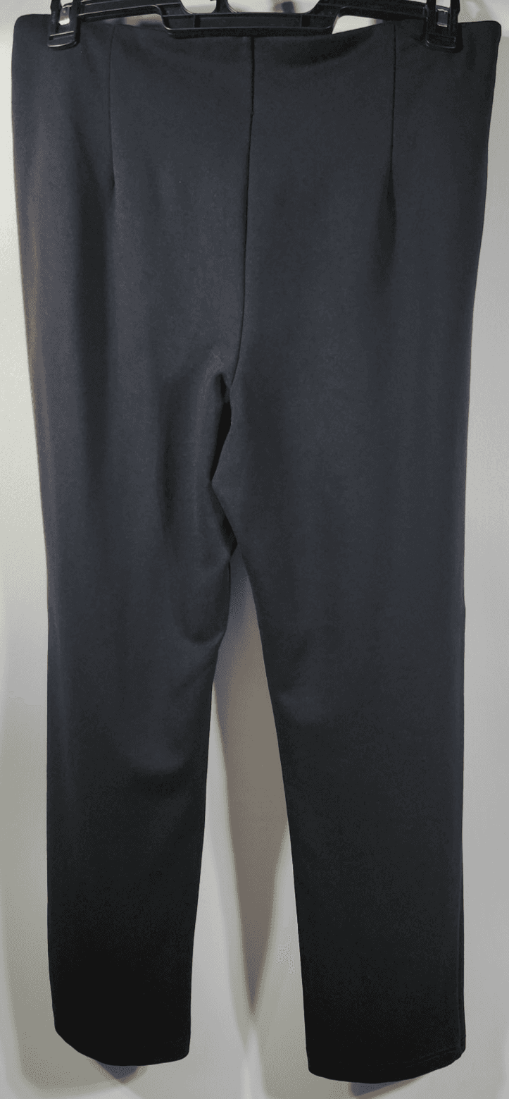 Belle by Kim Gravel Women's Pants 16P Petite Black Stretch Straight Leg - Thumbnail 6