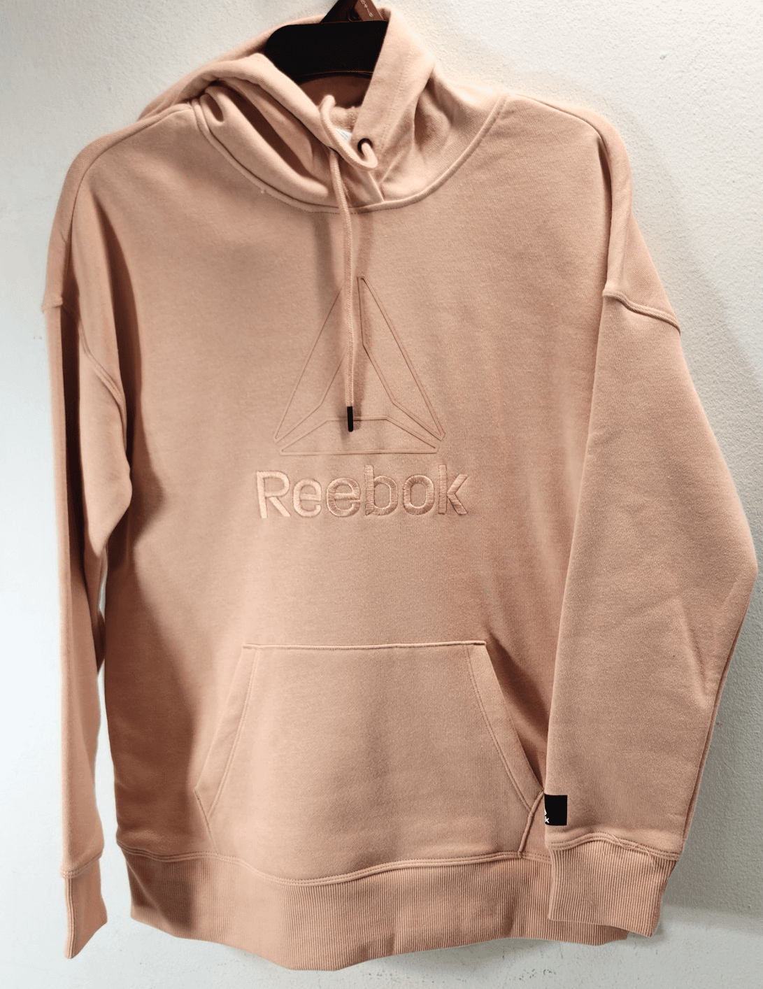 Reebok Women's Small Hoodie Orange Long Sleeve Hooded Sweatshirt NEW - Thumbnail 5