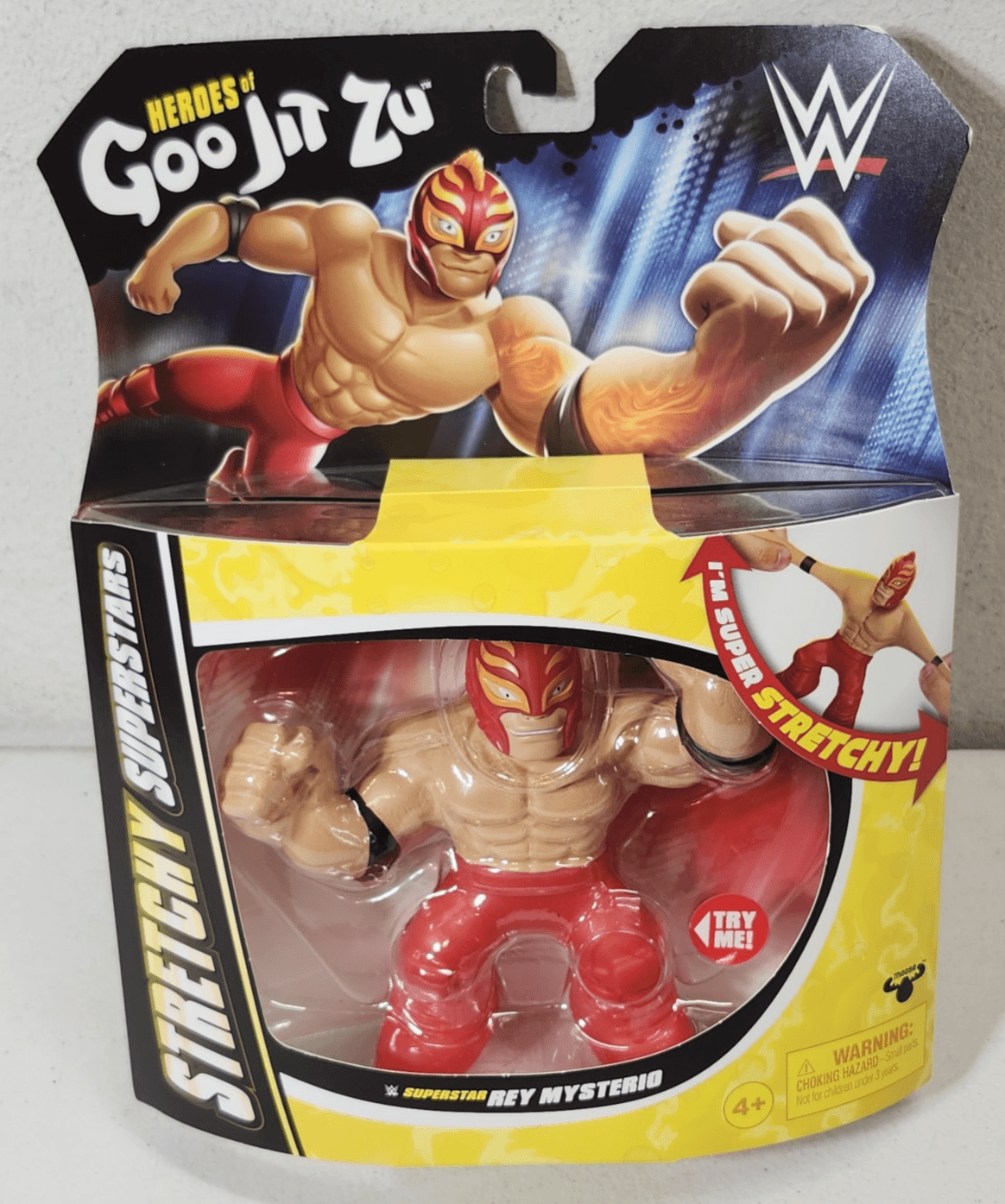 Heroes Of Goo Jit Zu WWE Stretchy Superstar Rey Mysterio Kids Toy NEW - Thumbnail 2